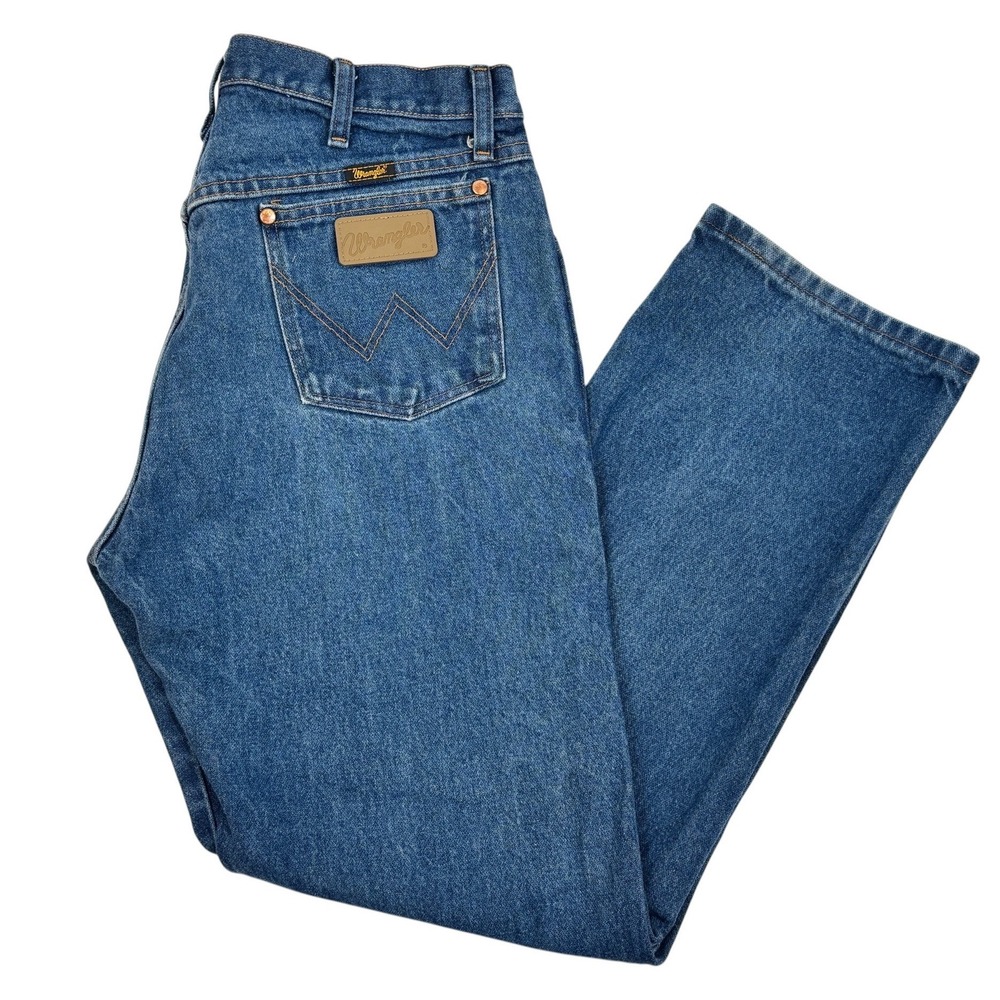Wrangler Five Star Premium Denim Jeans Mens Straight Leg Western Pants 34x30